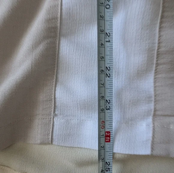 Cubavera Men's Short Sleeve Embroidered Panel Guayabera Button Up Shirt Size L - Picture 10 of 13